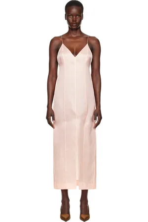 Khaite Pink Tully Maxi Dress