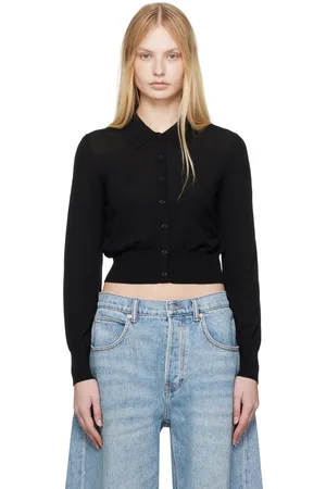 Alexander Wang High-Frequency Stacked Logo Cardigan