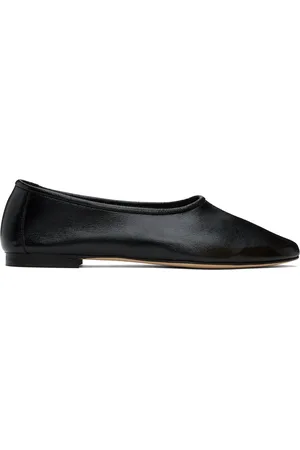By Far Black Prudence Ballerina Flats