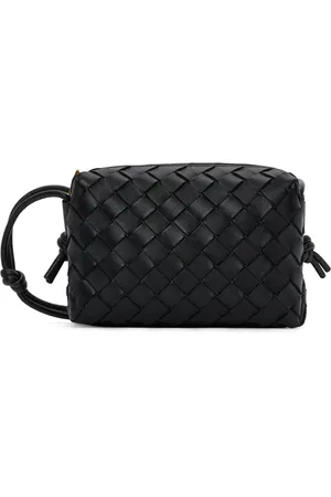 Bottega Veneta Black Mini Loop Camera Bag