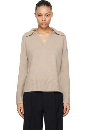 Arch4 Taupe Jenna Cashmere Sweater