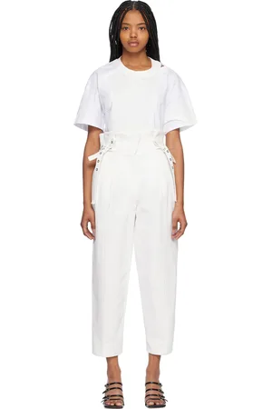 3.1 Phillip Lim White Paperbag Trousers
