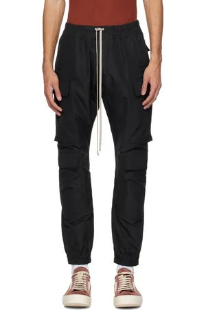 Rick Owens Black Mastodon Cargo Pants