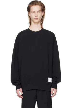 Jil Sander Black Crewneck Sweatshirt
