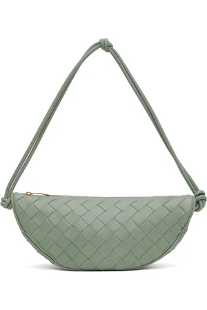 Bottega Veneta Green Pouch On Strap Bag