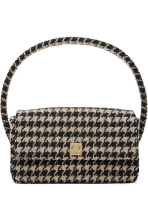 ANINE BING Black & Beige Nico Bag