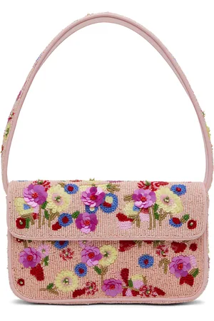 Staud Multicolor Tommy Beaded Bag