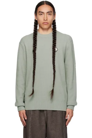 A-cold-wall* Gray Embroidered Sweater