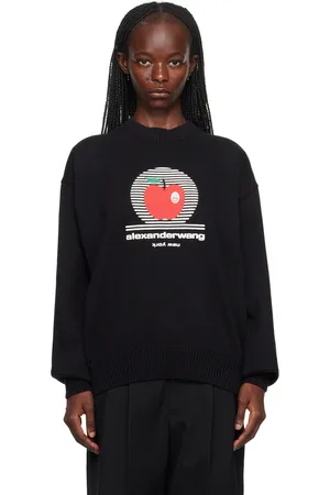 Alexander Wang Black NY Apple Sweater