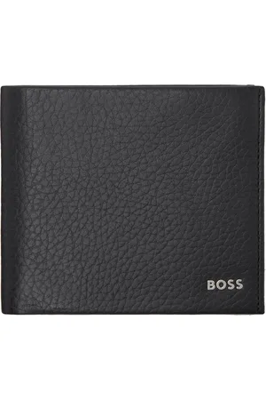 HUGO BOSS Black Logo Lettering Bifold Wallet