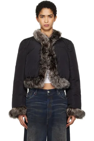 Alexander Wang Fur Trim Down Jacket