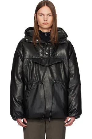 Nanushka Osana Faux-Leather Down Jacket