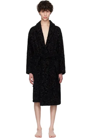 VERSACE Black Barocco Bathrobe