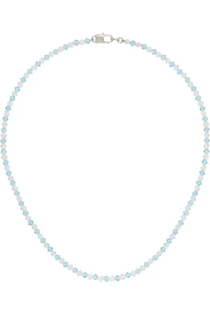 Hatton Labs White & Blue Shore Chain Necklace