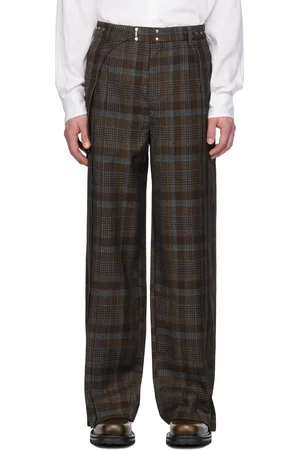 Andersson Bell SOE Check Wrap Trousers