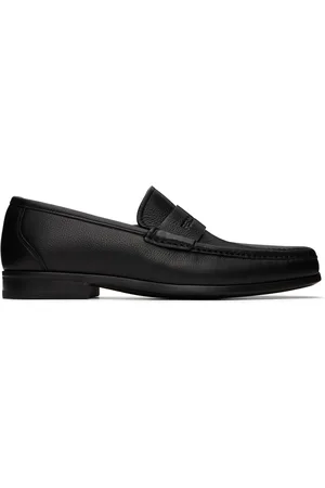 Salvatore Ferragamo Black Signature Loafers