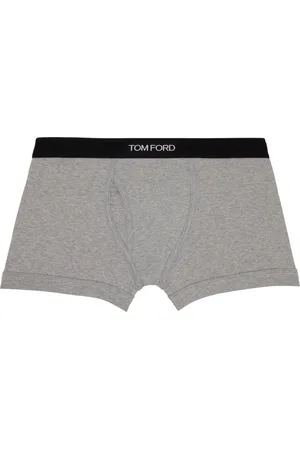 Tom Ford Gray Cotton Boxer Briefs
