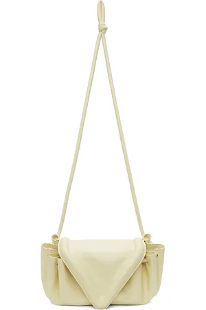 Bottega Veneta Yellow Medium Beak Crossbody Clutch