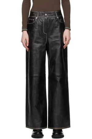 Stand Studio Black Mylah Leather Pants
