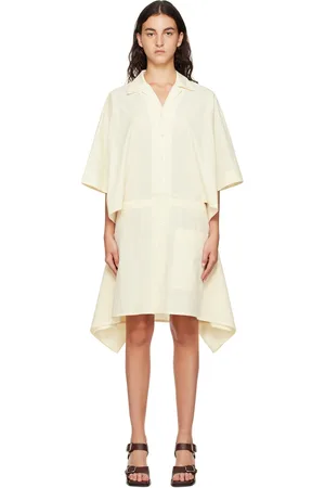 LEMAIRE Off-White Amovible Midi Dress