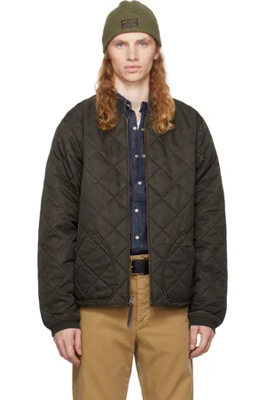 Ralph Lauren Black Quilted Twill Bomber Jacket