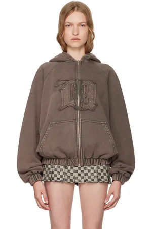 MISBHV Brown Zipped Hoodie