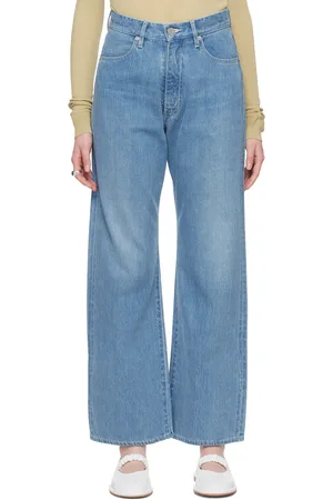 Auralee Blue Faded Jeans