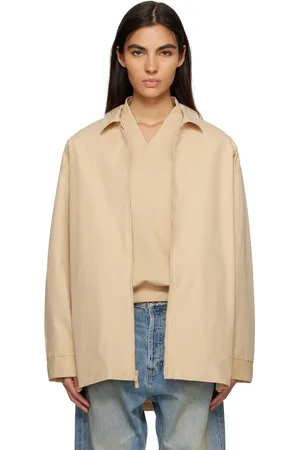 FEAR OF GOD Beige Zip Jacket