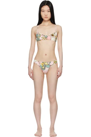 ZIMMERMANN Multicolor Maxine Scoop Bikini