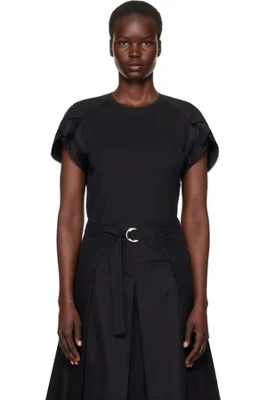 3.1 Phillip Lim Cascade Drape Combo T-shirt