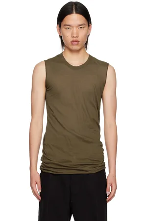 Rick Owens Khaki Porterville Basic Tank Top