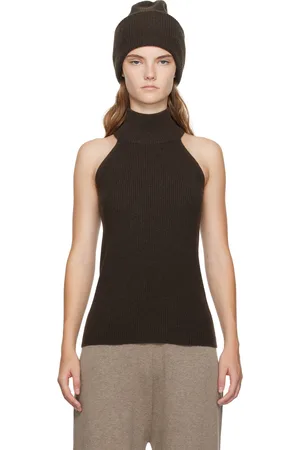 Lisa Yang Brown Freya Tank Top