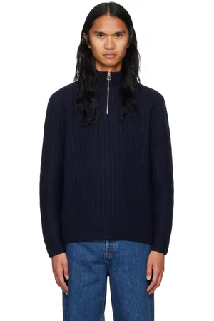 A.P.C. Navy Alex Sweater