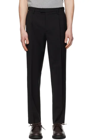 BARENA Black Masco Tropical Trousers