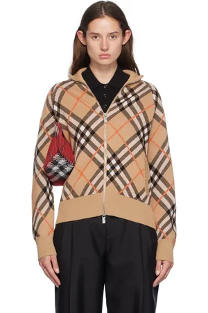 Burberry Beige Check Sweater