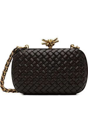 Bottega Veneta Brown Knot Clutch