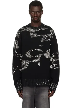 A-cold-wall* Black Annex Knit Sweater
