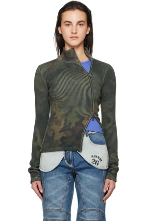 Andersson Bell Camouflage Printed Knit Sweater