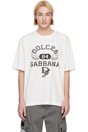 Dolce & Gabbana White Cotton Round Neck T-shirt