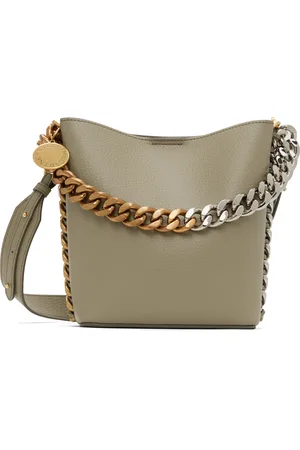 Stella McCartney Taupe Frayme Bucket Bag