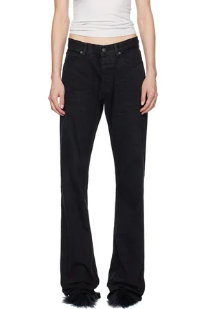 Balenciaga Black Low Waist Straight Jeans