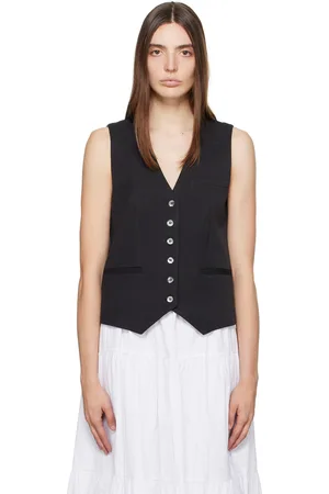 Staud Black Brett Vest