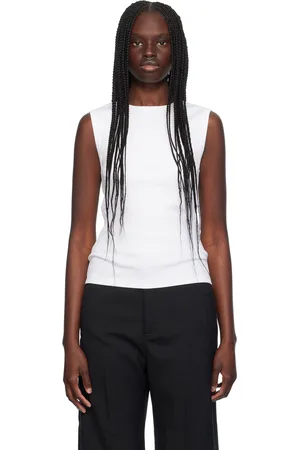 Rohe White Crewneck Tank Top