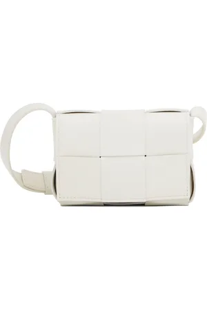 Bottega Veneta White Cassette Shoulder Bag