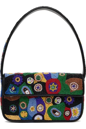 Staud Multicolor Tommy Beaded Bag