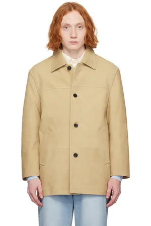 DUNST Tan Suede Half Leather Jacket