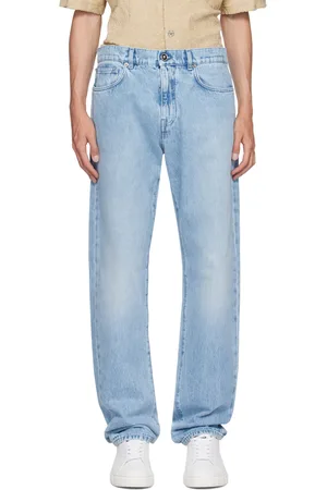 VERSACE Blue Regular-Fit Jeans