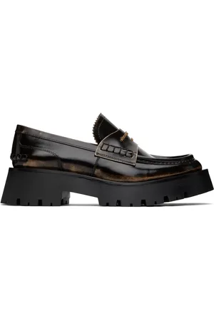 Alexander Wang Carter Mid-Heel Lug Loafers