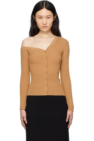 Staud Tan Craftsman Cardigan