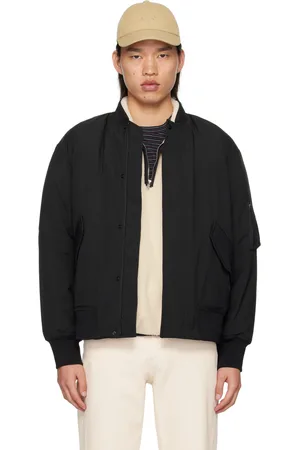 A.P.C. Black Hamilton Bomber Jacket